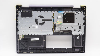 Lenovo Yoga 7 16IRL8 Keyboard Palmrest Top Cover Greek Storm Grey 5CB1L31844