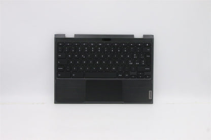 Lenovo Chromebook 500e 2nd Gen Palmrest Cover Touchpad Keyboard Black 5CB0T79605