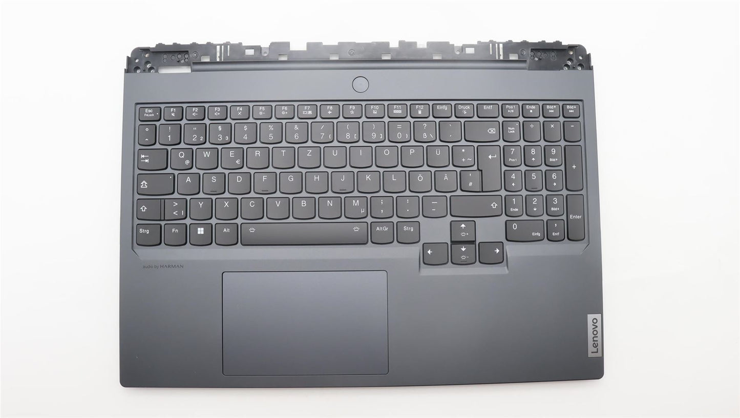 Lenovo Legion 7 16IRX8 Palmrest Cover Touchpad Keyboard German Black 5CB1L39238