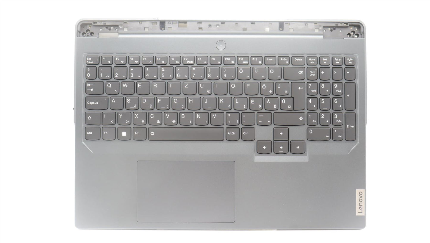Lenovo Legion 5 16ARX8 Palmrest Cover Touchpad Keyboard Hungarian 5CB1L54631
