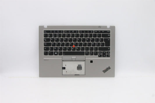 Lenovo ThinkPad T14s Keyboard Palmrest Top Cover Belgian Grey Backlit 5M10Z41561