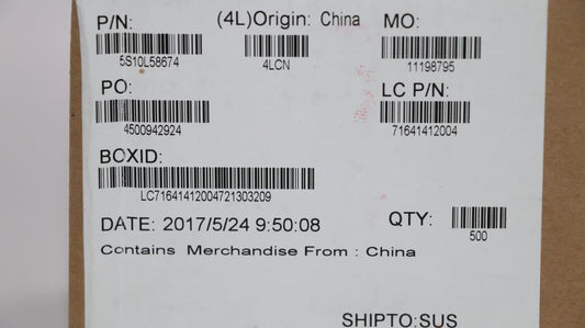 Lenovo 5S10L58674 SCREW Screw L 80TX MM2.0D2.0L K 5.5D0.5T