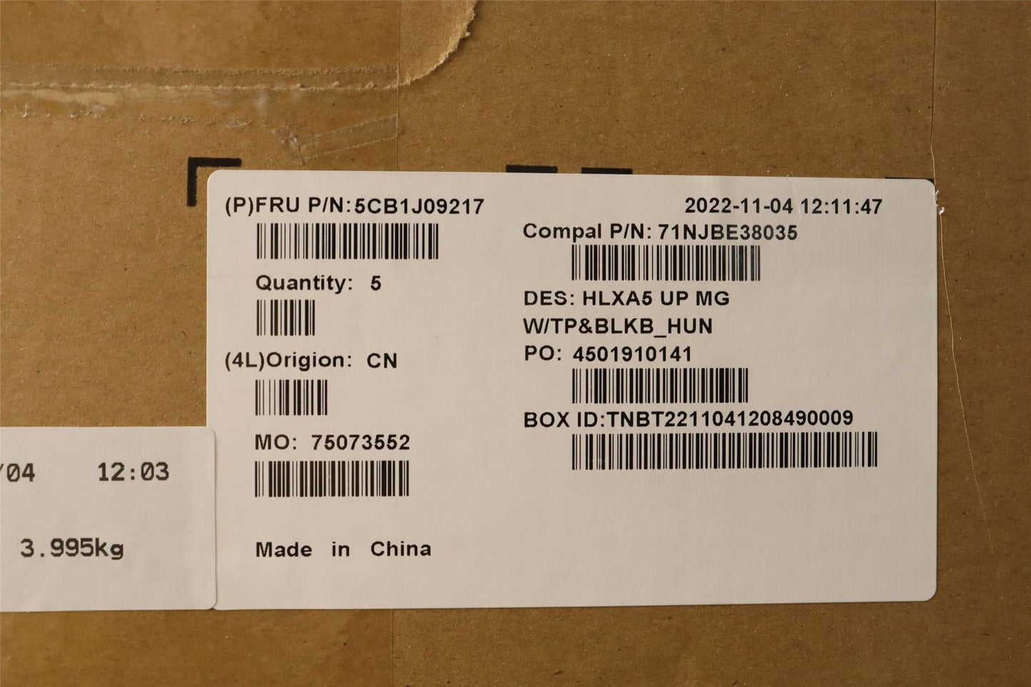 Lenovo ThinkBook 15 G4 IAP Palmrest Cover Touchpad Keyboard Hungarian 5CB1J09217