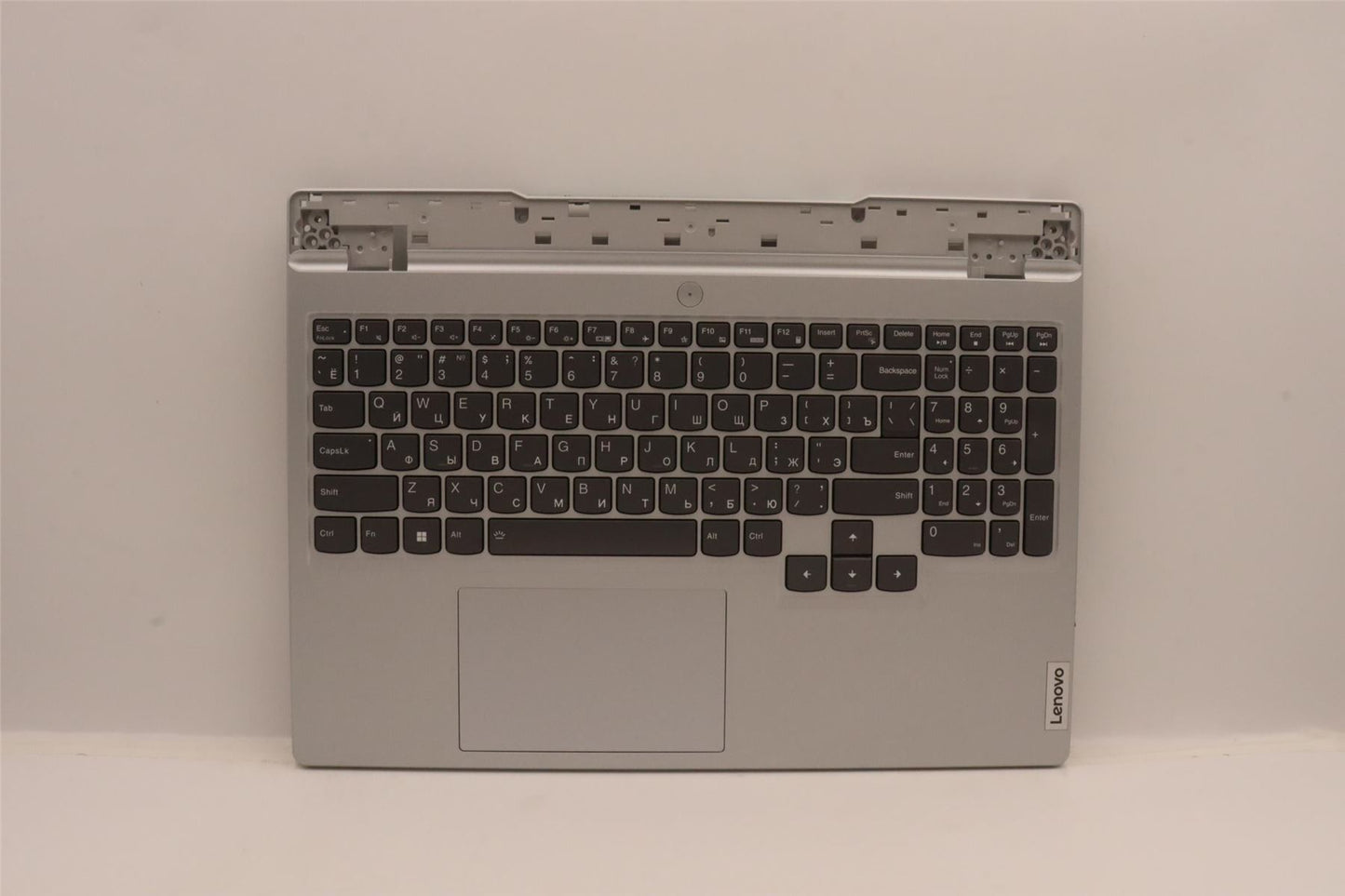 Lenovo 5 15IAH7H Palmrest Cover Touchpad Keyboard Russian Cloud Grey 5CB1F38739