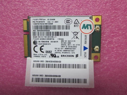Lenovo FRU Ericsson F5521gw Vodafone AT&T SKU WWAN Board 60Y3279