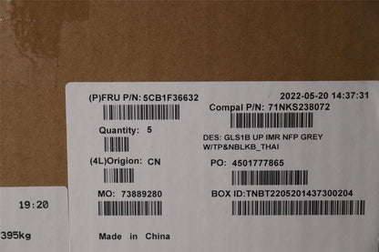 Lenovo UpperCaseASM_THAI C82R1 NFP CG 5CB1F36632
