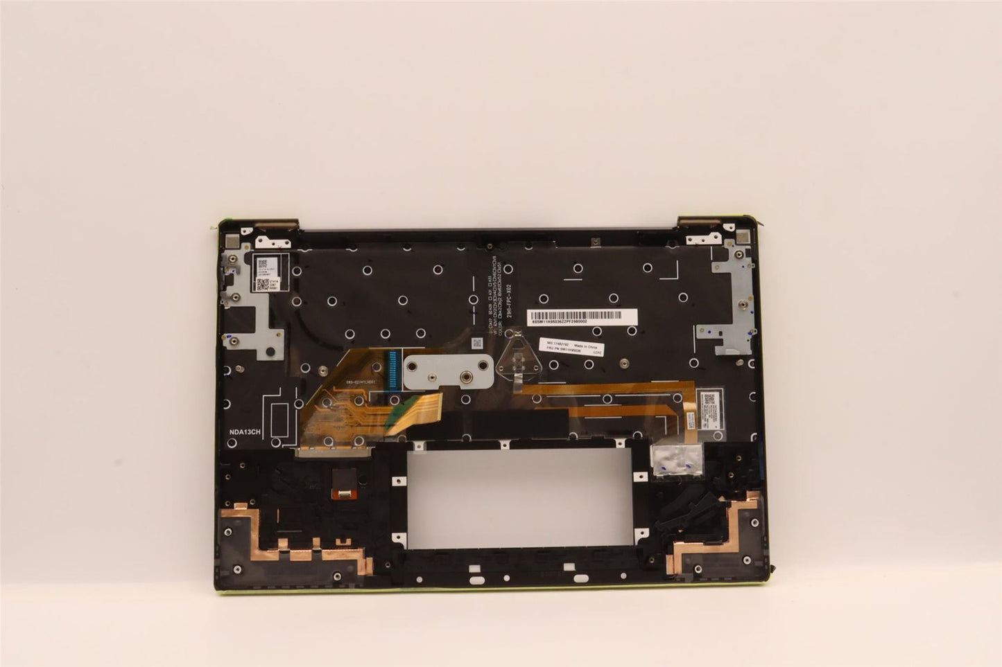 Lenovo ThinkPad Z13 Gen 1 Keyboard Palmrest Top Cover Danish Black 5M11H95036
