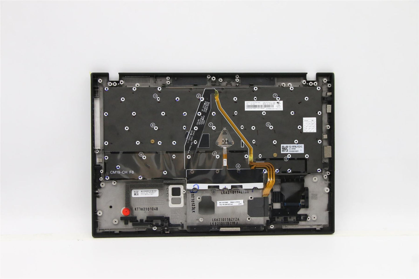 Lenovo ThinkPad X1 8th Gen Keyboard Palmrest Top Cover Bulgarian 5M10Z27441