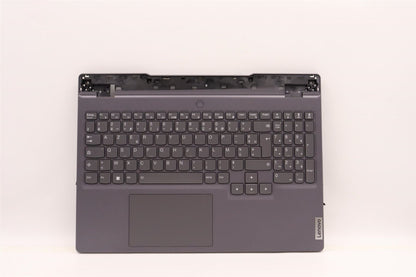 Lenovo 5 15IAH7 Palmrest Cover Touchpad Keyboard French Storm Grey 5CB1H22924