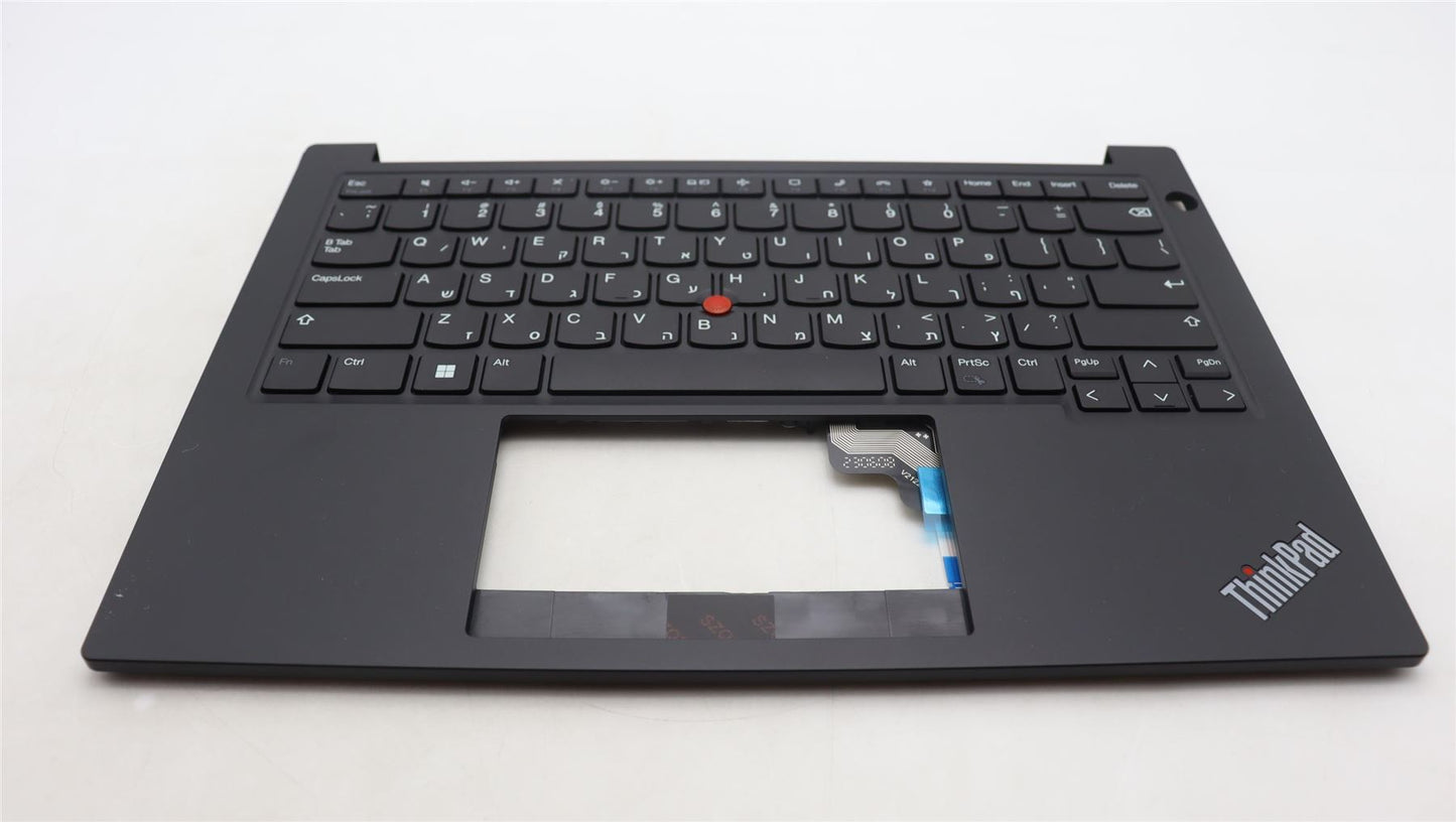 Lenovo ThinkPad E14 Gen 5 s Keyboard Palmrest Top Cover Hebrew Black 5M11L59697