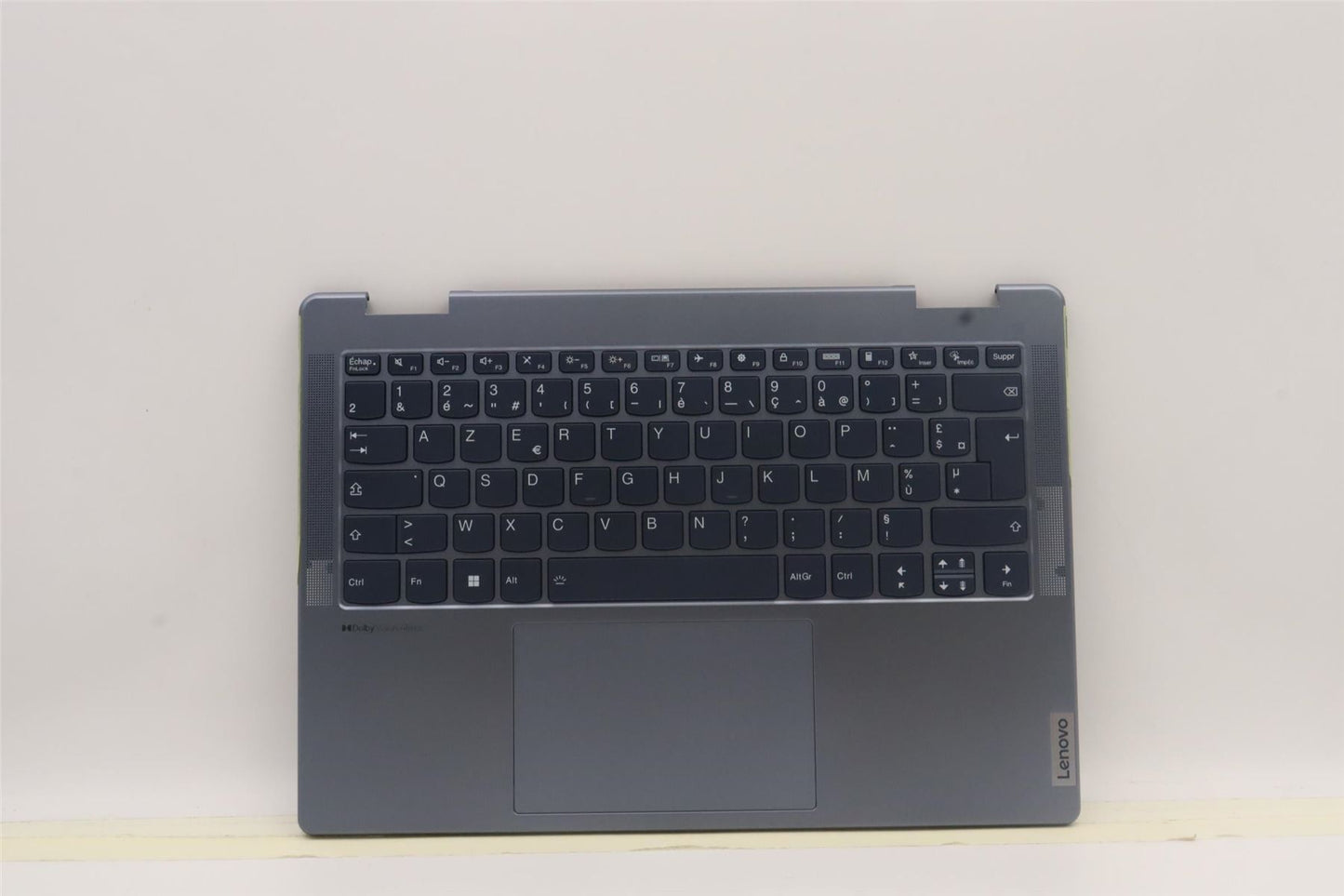 Lenovo Yoga 7 14IAL7 Palmrest Cover Touchpad Keyboard French Silver 5CB1J02456