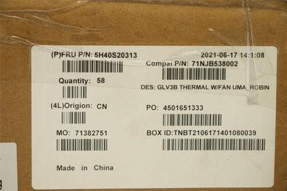 Lenovo Thermal module C 21A4 Robin 5H40S20313
