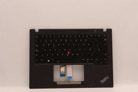 Lenovo ThinkPad T14s Gen 3 Palmrest Cover Keyboard Spanish Black 5M11H27495