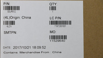 Lenovo 00UR512 MECHANICAL Dummy,Battery,Front