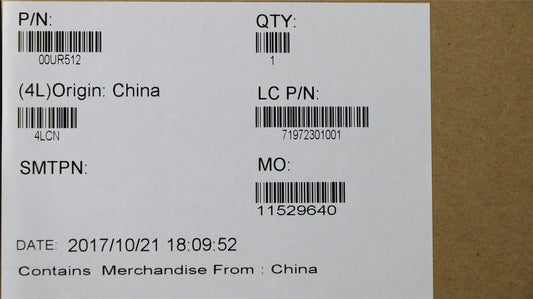Lenovo 00UR512 MECHANICAL Dummy,Battery,Front