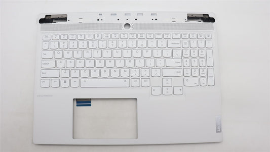 Lenovo Legion S7 16IRH8 Keyboard Palmrest Top Cover US White Backlit 5CB1L83635