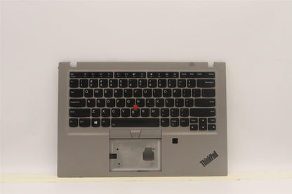Lenovo ThinkPad T490s Keyboard Palmrest Top Cover US Black Backlit 02HM352