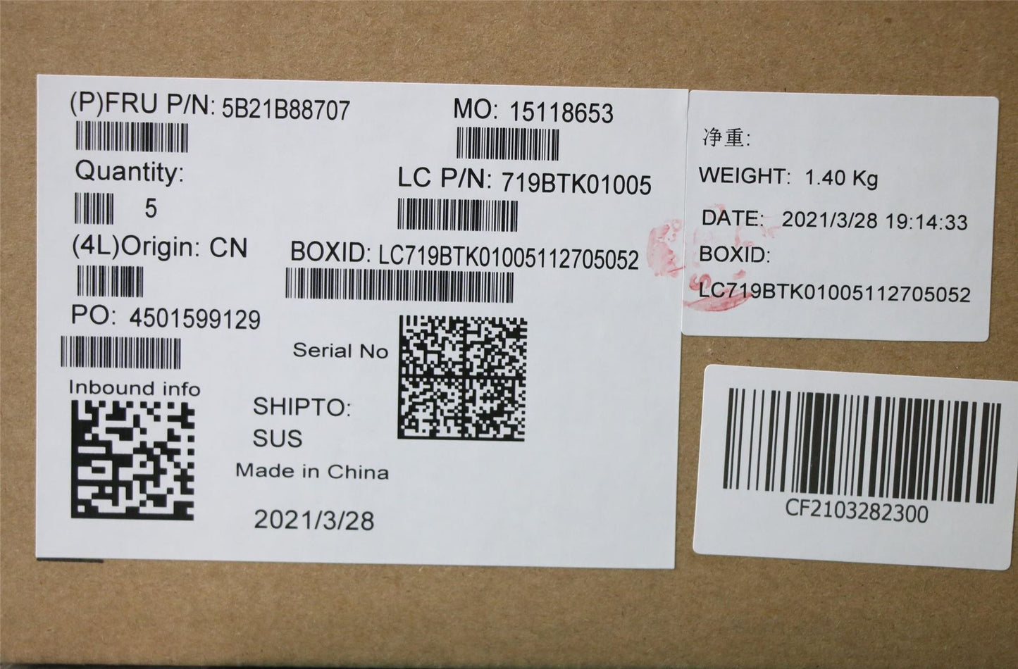 Lenovo ThinkPad T15 Gen 2 Motherboard Mainboard DIS inteli71165G7 16G 5B21H15740