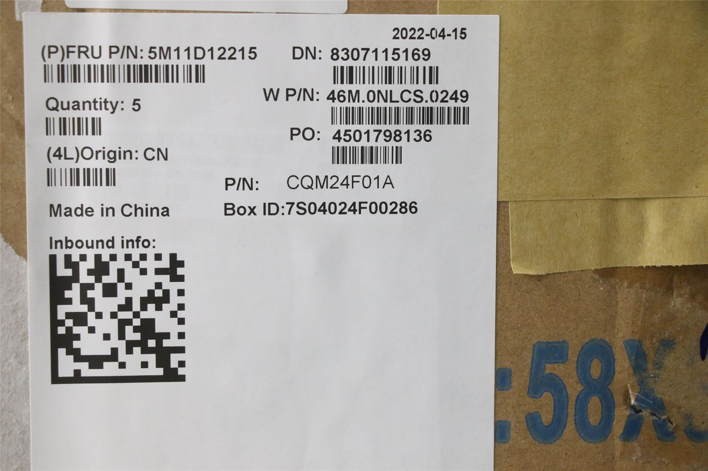 Lenovo WW C-Cvr+POR KB ASM,CHY 5M11D12215