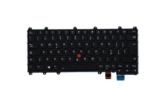 Lenovo Yoga 370 Keyboard Italian Black Backlit 01EN403