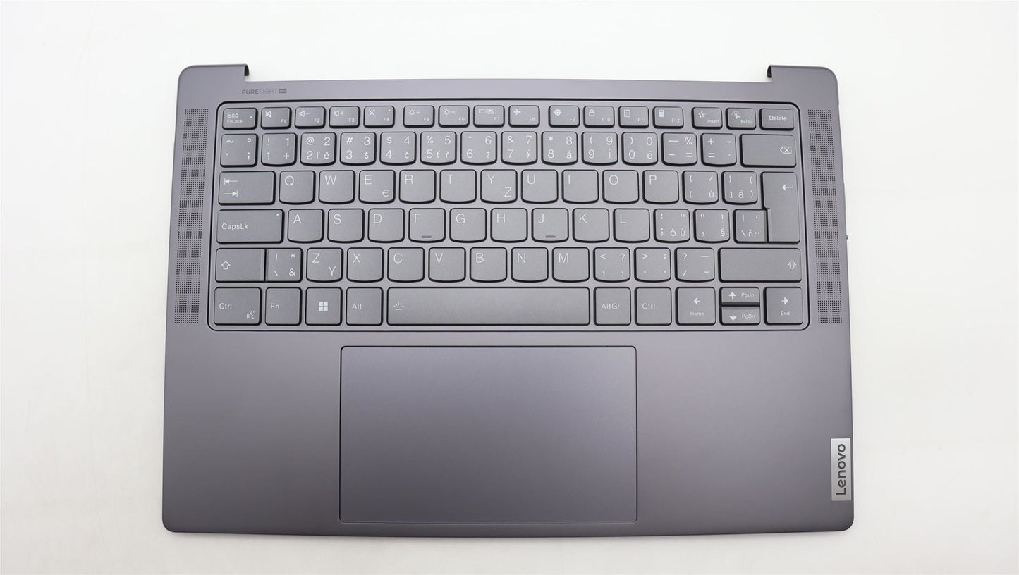 Lenovo Yoga 7 14APH8 Palmrest Cover Touchpad Keyboard Storm Grey 5CB1L80274