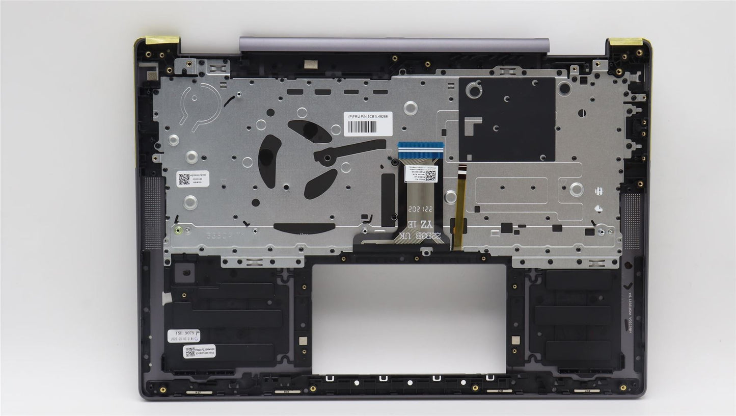 Lenovo Yoga 7 14ARP8 Keyboard Palmrest Top Cover UK Storm Grey 5CB1L48268
