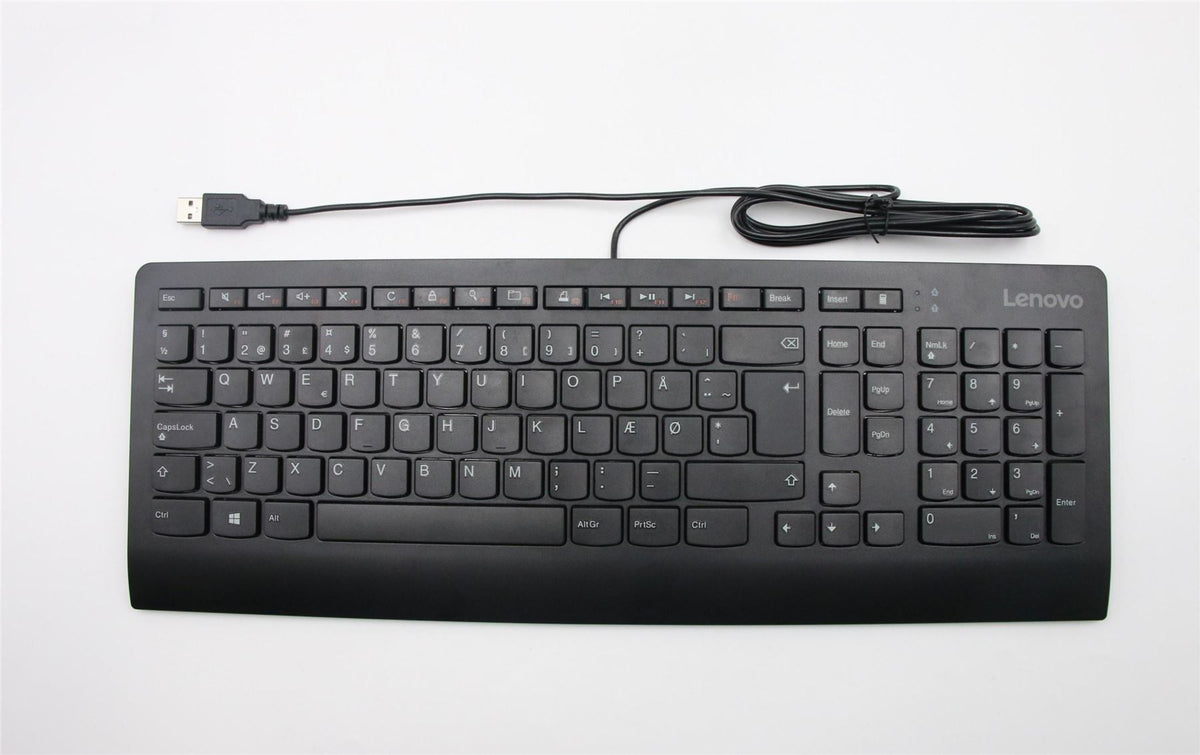 Lenovo ThinkCentre Edge 71 62z 72 91z E73 E93z E63z Keyboard Danish 54Y9302