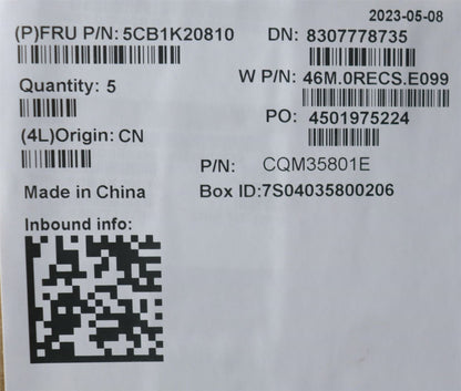 Lenovo Upper Case ASM_EURO ENGW82XX AG BL 5CB1K20810