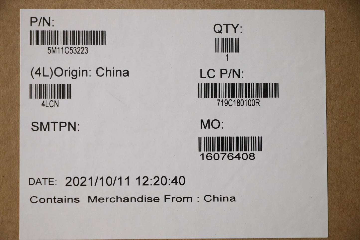 Lenovo MECH_ASM 14WQUXGA,IR,HPD,BK,HDR,AUO 5M11C53223