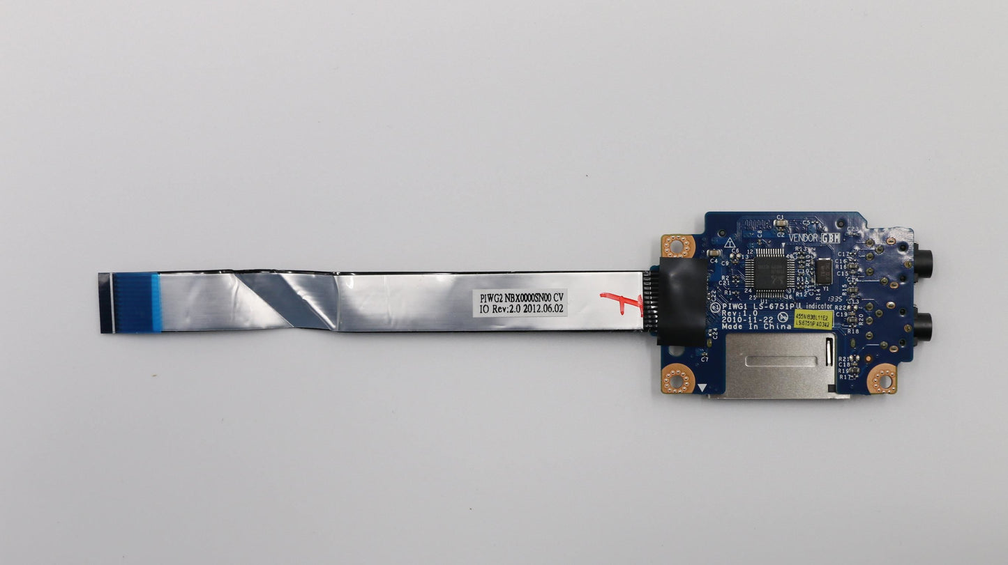 Lenovo PIWG2 READER-15.6 S6751 Card Reader Board 31048398