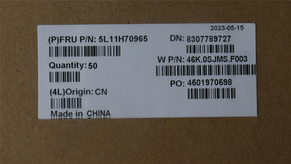 Lenovo LABEL FRU Label GEO KIT Talos 2.0 5L11H70965