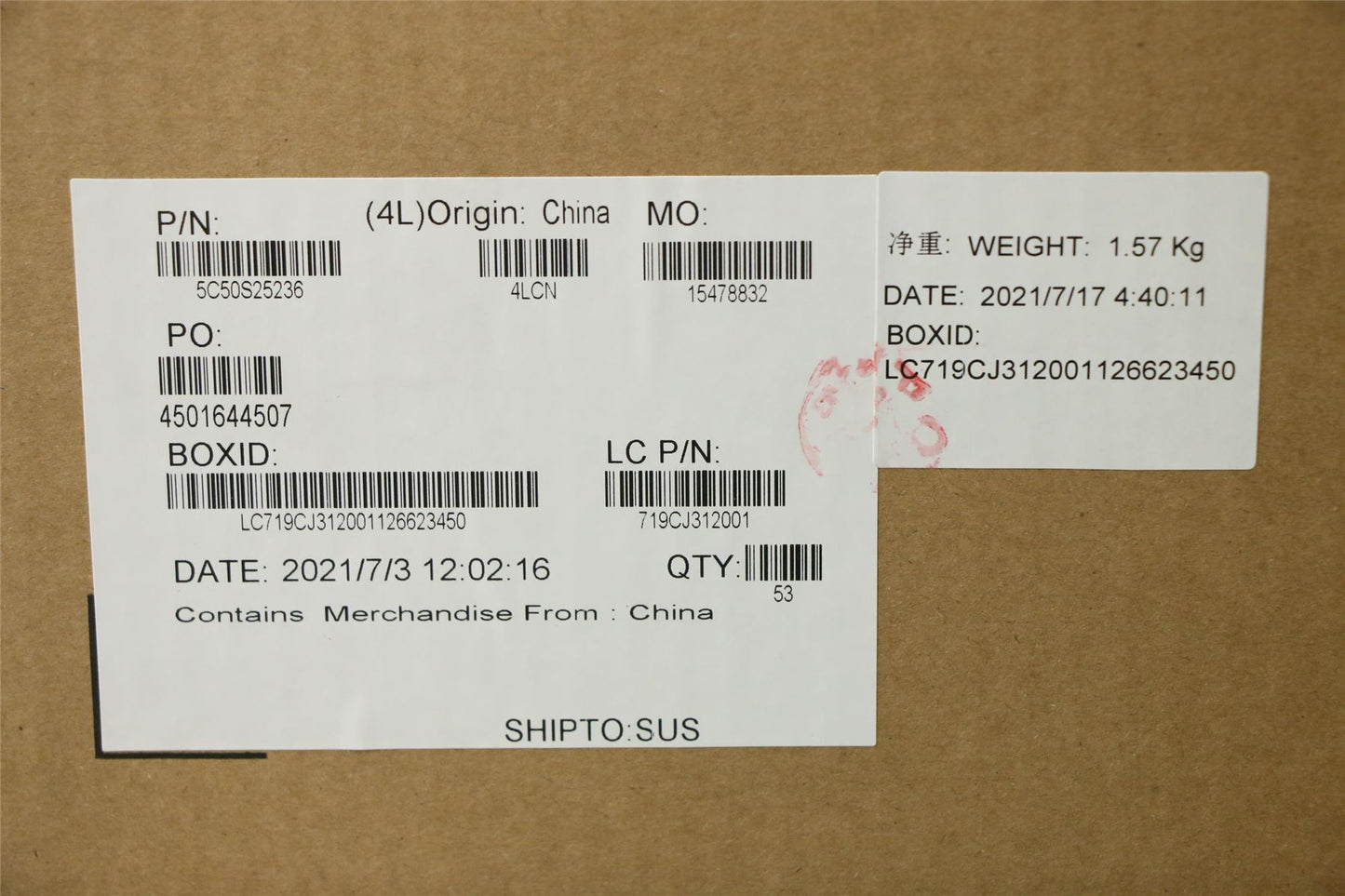 Lenovo USB Board L 82JF 5C50S25236