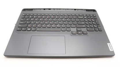 Lenovo Legion 5 16IRX8 Palmrest Cover Touchpad Keyboard US Grey 5CB1L30890