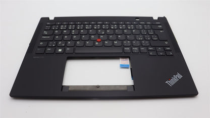 Lenovo ThinkPad X13 Gen 4 Keyboard Palmrest Top Cover Black 5M11H88977