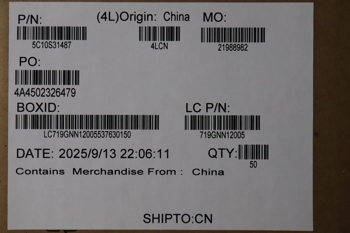 Lenovo L 83LY CVILUX M/B-IO/B I/O Cable 5C10S31487