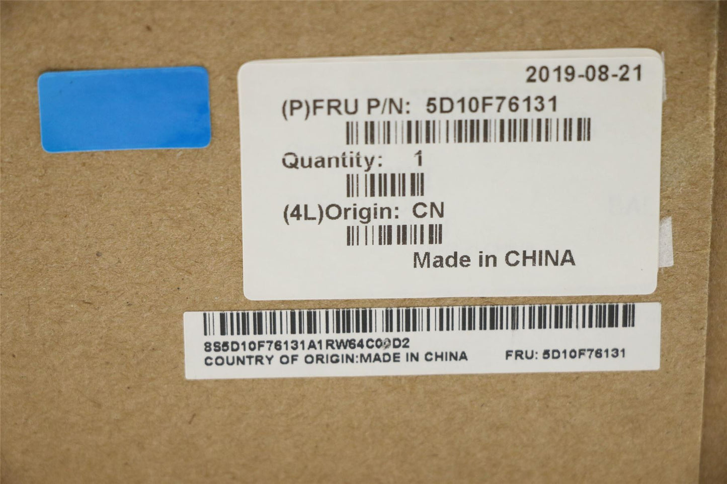 Lenovo DISPLAY AUO B173RTN01.1 2A HD+ G W NB 5D10F76131