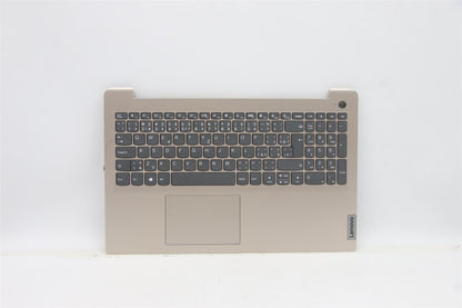 Lenovo IdeaPad 3-15ALC6 Palmrest Cover Touchpad Keyboard Gold 5CB1B69058