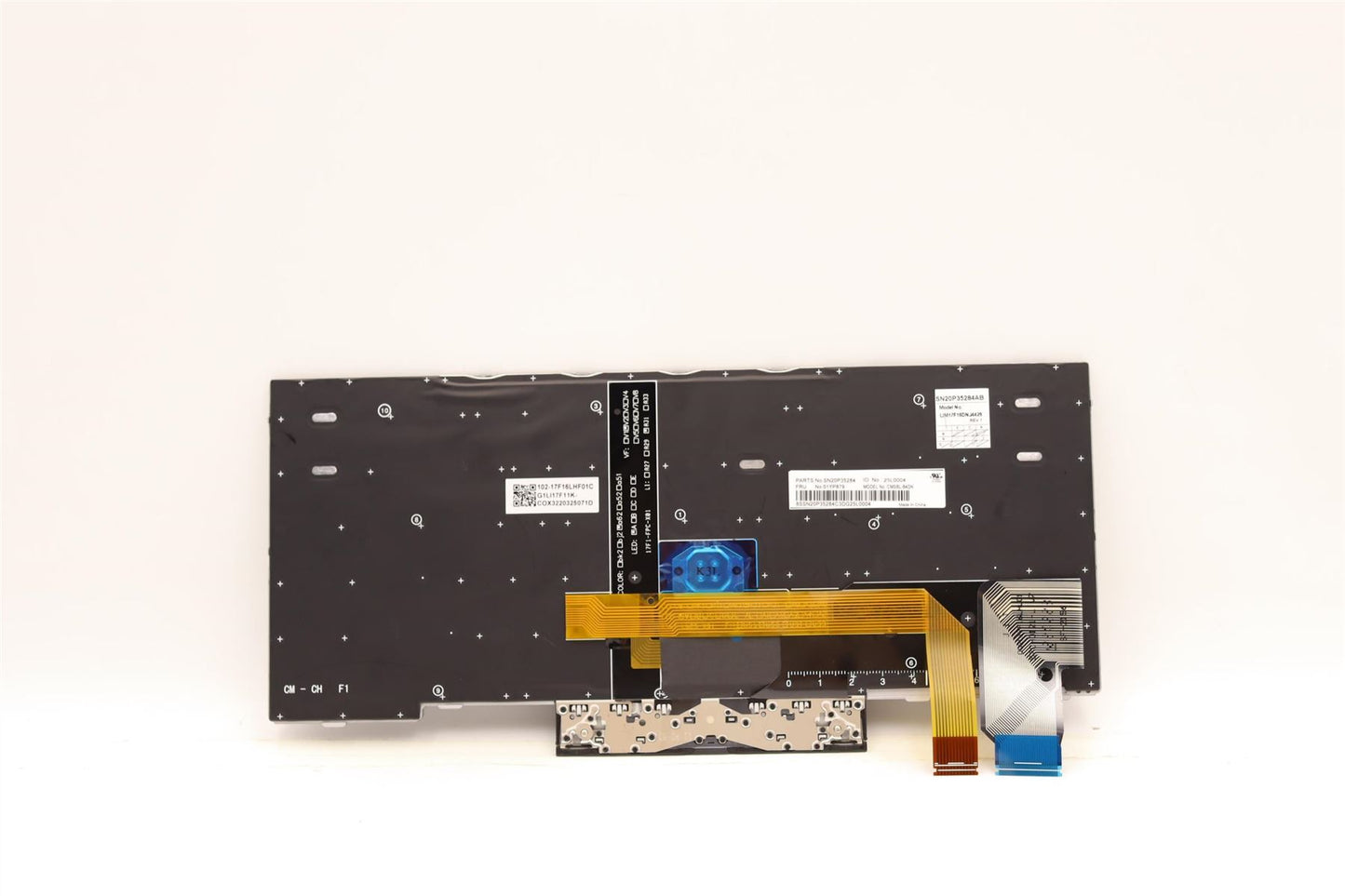 Lenovo ThinkPad L13 Keyboard Nordic Silver Backlit 01YP879