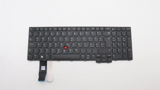 Lenovo ThinkPad P16s 1 L15 3 T16 1 Keyboard Hungarian Black Backlit 5N21D93774