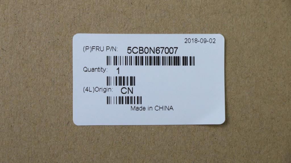 Lenovo Miix 510-12IKB Keyboard Palmrest Top Cover Spanish Black 5CB0N67007