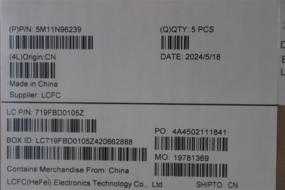 Lenovo MECH_ASM FRU KB EUROENG BL(TRI)US AG 5M11N96240