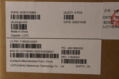 Lenovo Upper Case ASM_FRA L82RM MB_FP_BL 5CB1H72805