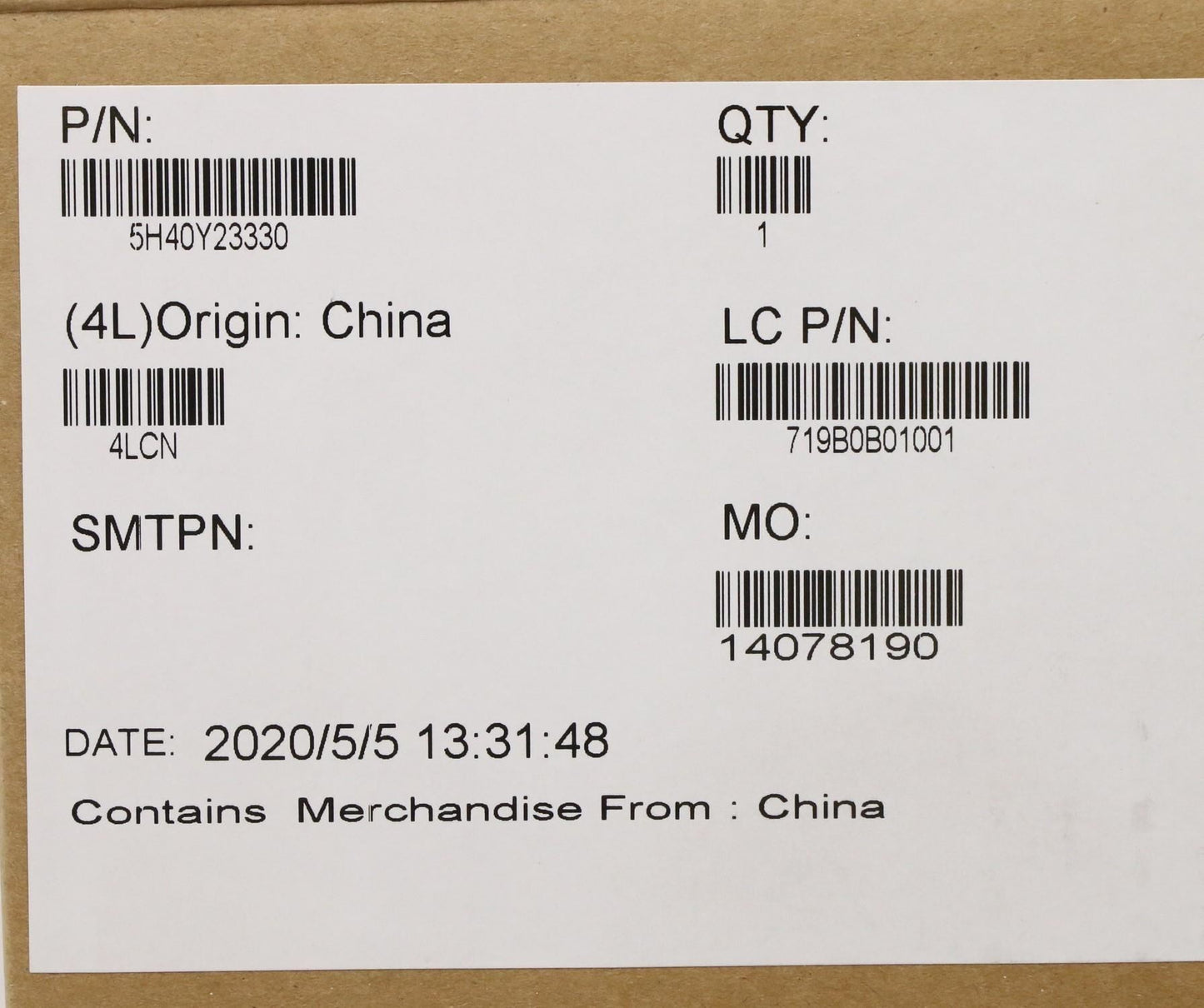 Lenovo ThinkPad T14s Thermal Heatsink Cooling Fan 5H40Y23330