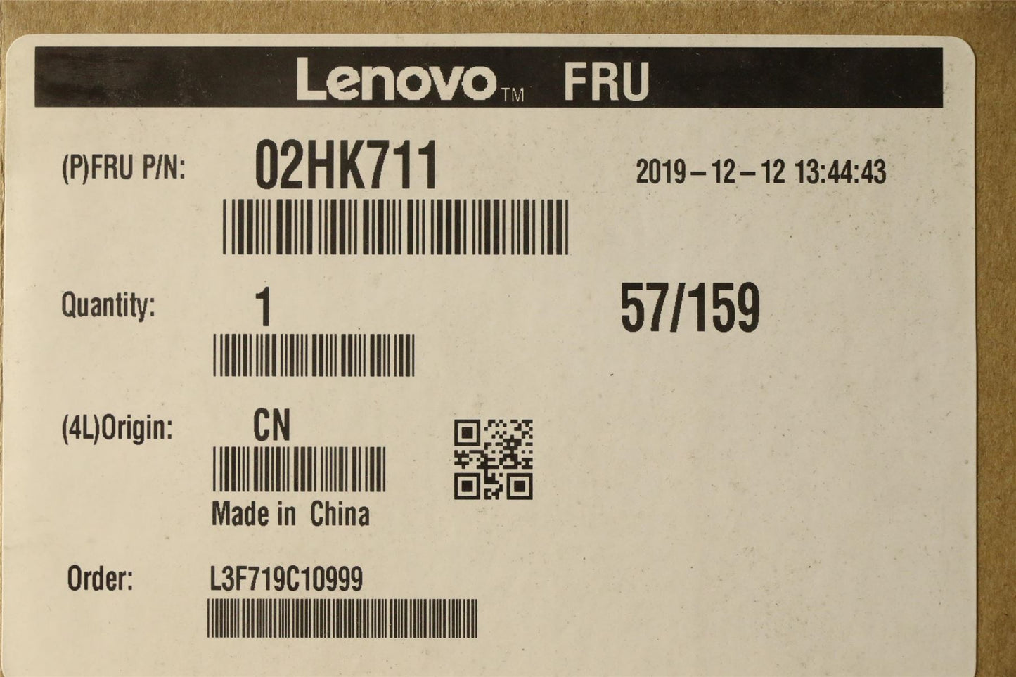 Lenovo Wireless,RFID,RFI,805X2BXU-L 02HK711