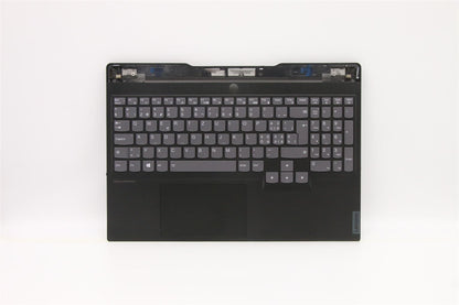 Lenovo Legion S7-15ACH6 Palmrest Cover Touchpad Keyboard Swiss Black 5CB1C93697