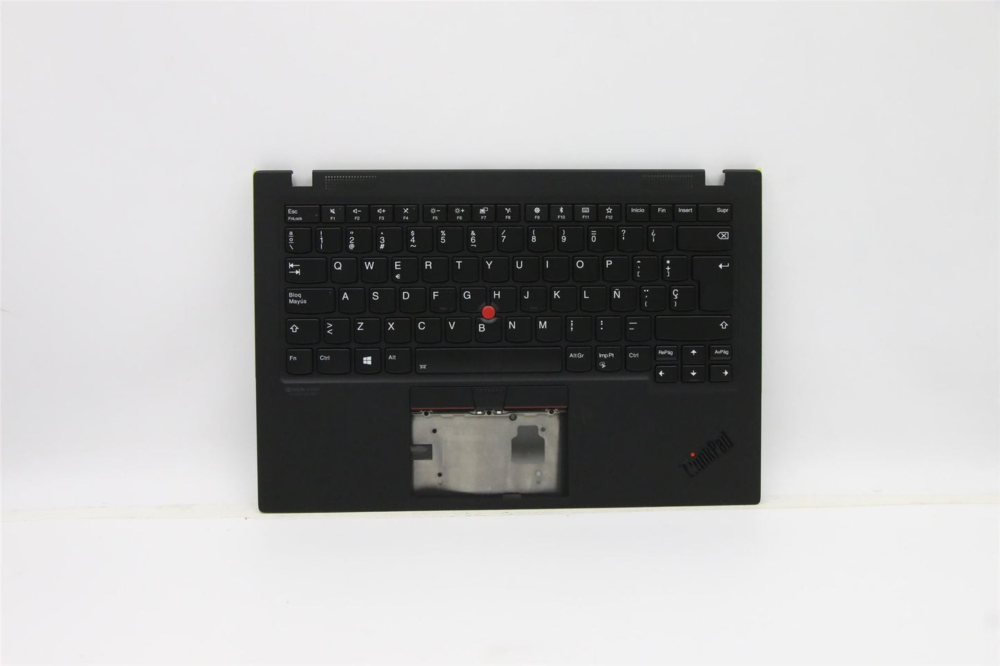 Lenovo Carbon X1 7th Keyboard Palmrest Top Cover Spanish Black 5M10W85938