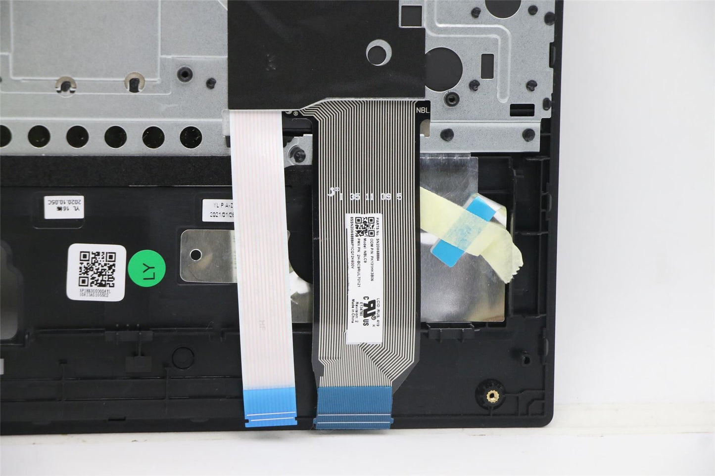 Lenovo ThinkPad E15 2 Keyboard Palmrest Top Cover Russain Black 5M11A36323