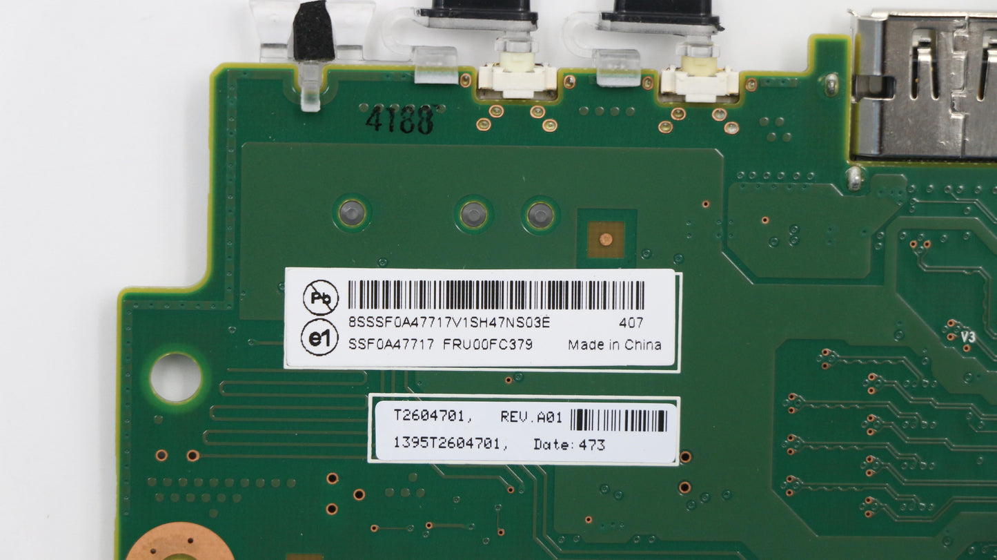 Lenovo Front Control (full fun Board 00FC379