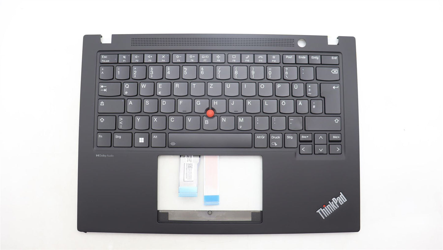 Lenovo ThinkPad T14s Gen 4 Palmrest Cover Keyboard German Black 5M11L59481