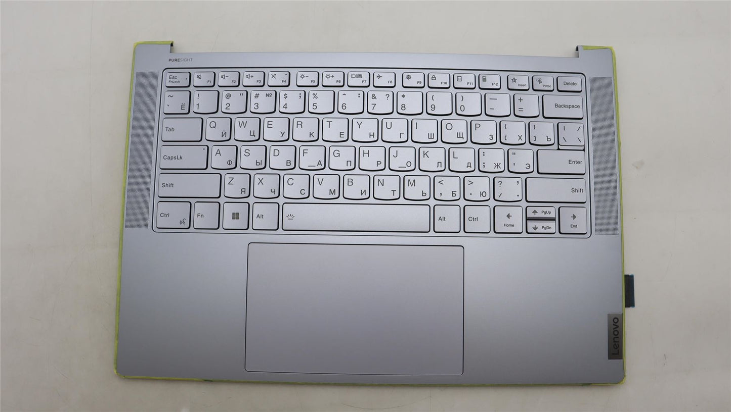 Lenovo Yoga 7 14APU8 Palmrest Cover Touchpad Keyboard Russian 5CB1L80548